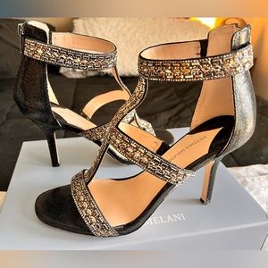 ANTONIO MELINI VALORAH HEEL SIZE 10/BLACK